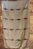 Mexican Blanket ~ Thunderbird (Ivory/White) - SHIPS FREE!