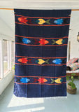 Mexican Blanket ~ Manta de Pescado (Navy) - SHIPS FREE!