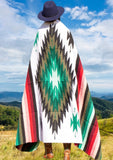 Mexican Blanket ~ Aztec Diamond Design - SHIPS FREE!