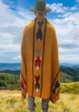 Mexican Blanket ~ Manta de Pescado (Mustard or Gold) - SHIPS FREE!