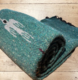 Mexican Blanket ~ Thunderbird (Teal) - SHIPS FREE!