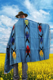 Mexican Blanket ~ Pescado de Manta (Sky Blue) - SHIPS FREE!