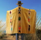 Mexican Blanket ~ Manta de Pescado (Goldish) - SHIPS FREE!