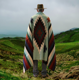 Mexican Blanket ~ Aztec Diamond Design (Mente) - SHIPS FREE!