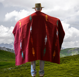 Mexican Blanket ~ Thunderbird (Wine) - SHIPS FREE!