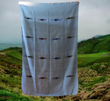 Mexican Blanket ~ Thundebird (Baby Blue Eyes) - SHIPS FREE!