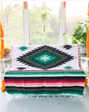 Authentic Mexican Blankets ~ Aztec Diamond Design