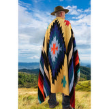 Mexican Blanket ~ Aztec Diamond Design (Sunshine Yellow) - SHIPS FREE!